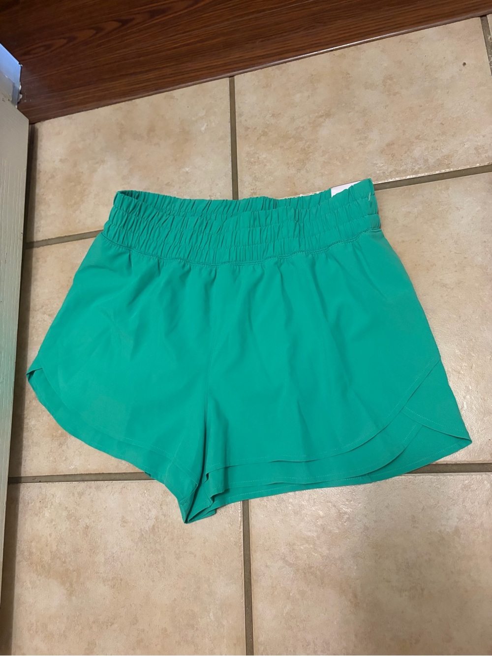 Women’s Calia step up high rise Athletic Shorts in green